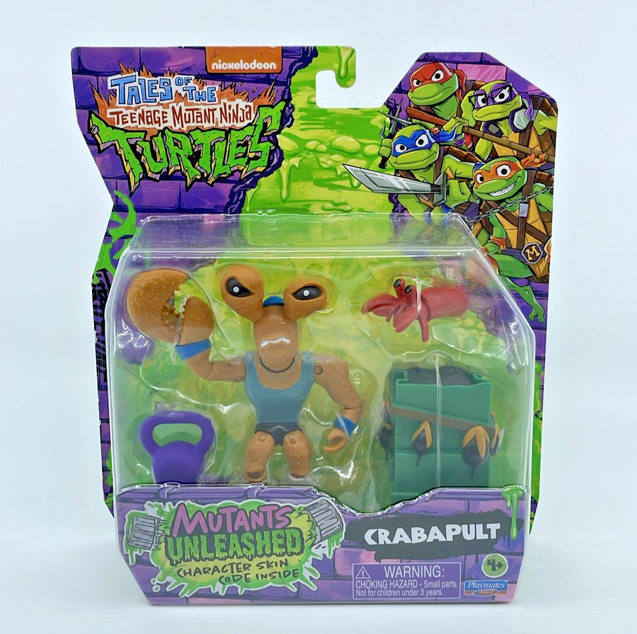 TMNT Mutants Unleashed Crabapult Figure with Figure Protector