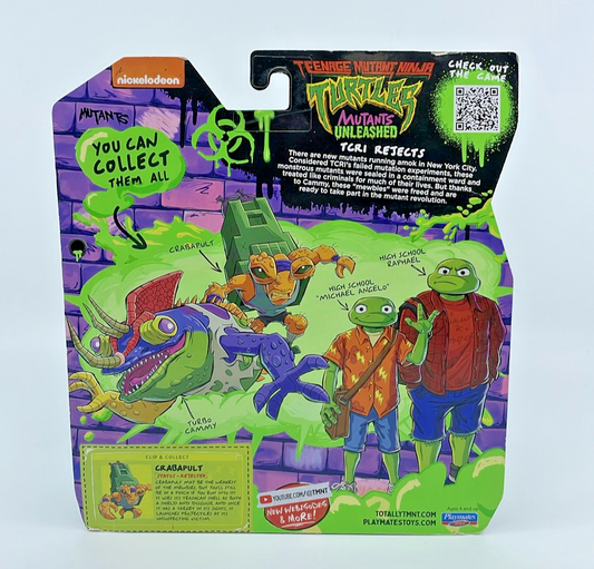 TMNT Mutants Unleashed Crabapult Figure with Figure Protector