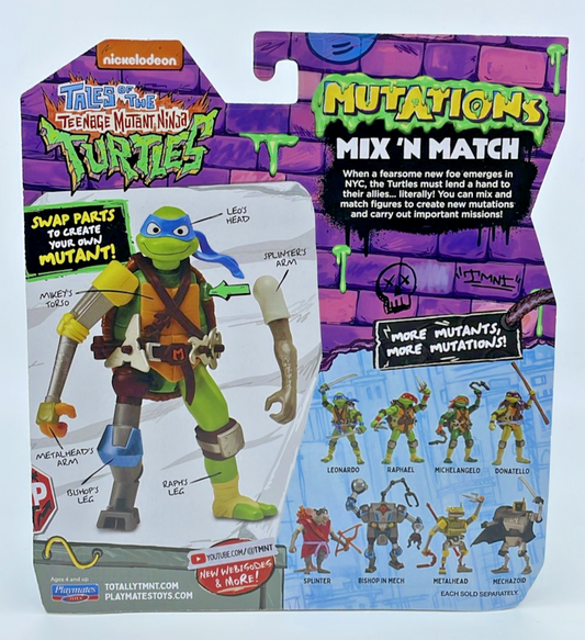 TMNT Mutations Mix 'N Match Mechazoid Figure Playmates with Figure Protector