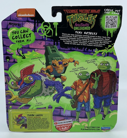 TMNT Mutants Unleashed Turbo Cammy Figure 2024 with Figure Protector