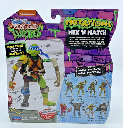 TMNT Mutations Mix 'N Match Bishop Mech Figure with Figure Protector