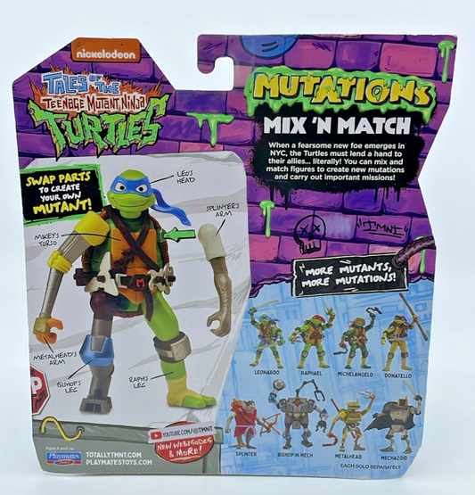 TMNT Mutations Mix 'N Match Bishop Mech Figure with Figure Protector