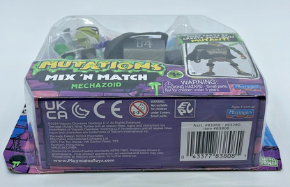 TMNT Mutations Mix 'N Match Mechazoid Figure Playmates with Figure Protector