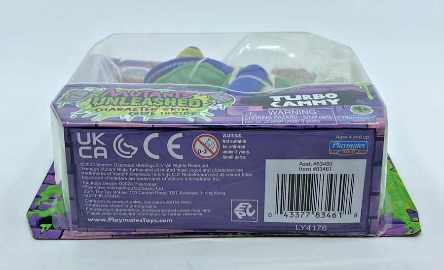 TMNT Mutants Unleashed Turbo Cammy Figure 2024 with Figure Protector