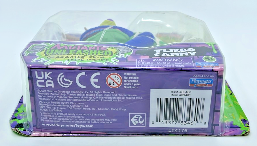 TMNT Mutants Unleashed Turbo Cammy Figure 2024 with Figure Protector
