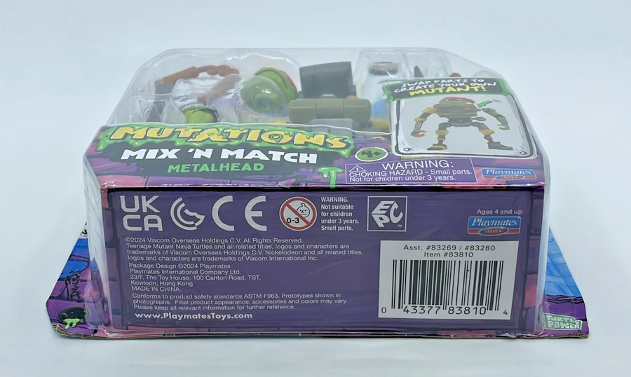 TMNT Tales Mutations Mix N Match Metalhead Figure with Figure Protector