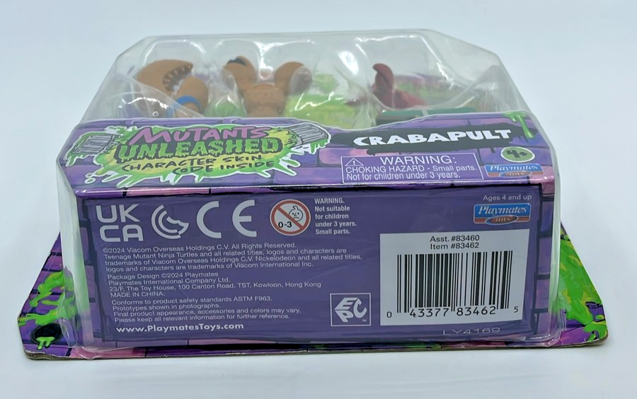TMNT Mutants Unleashed Crabapult Figure with Figure Protector