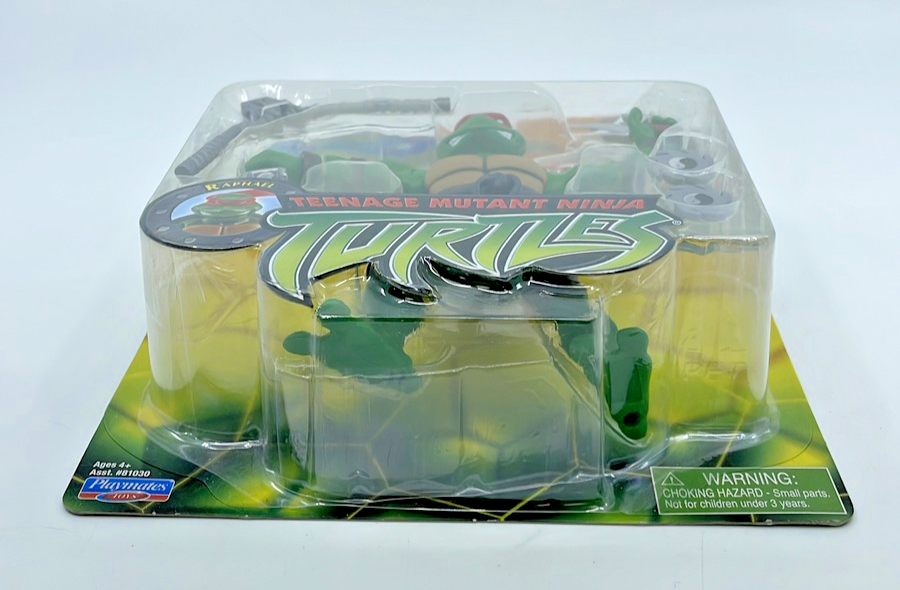 TMNT Raphael 2003 Retro Reissue Playmates Figure 2023 with Figure Protector