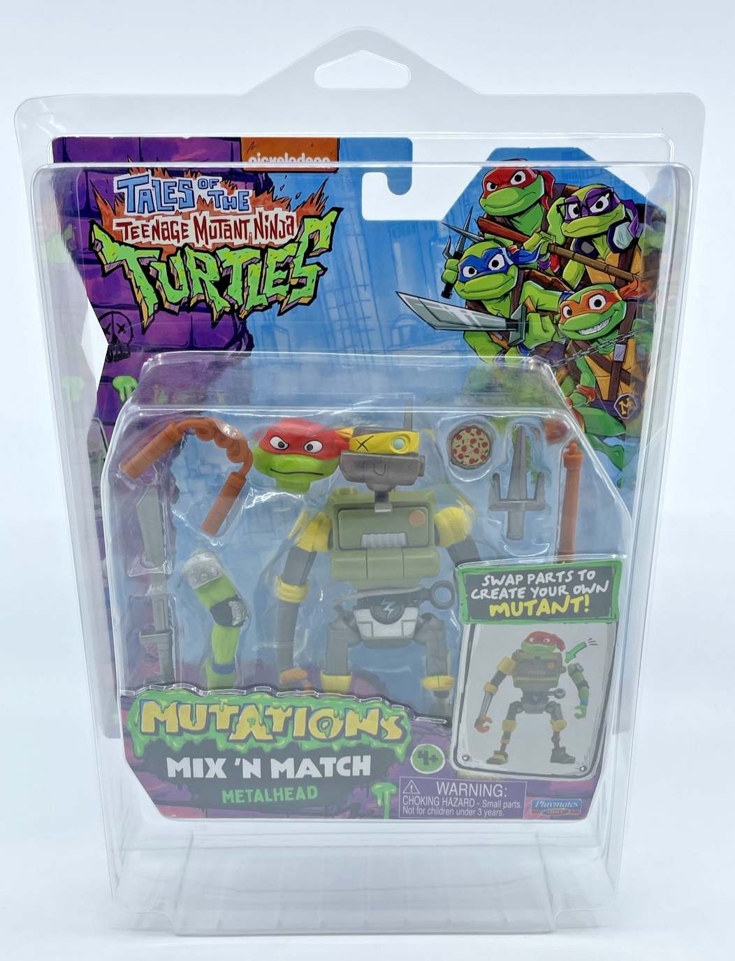 TMNT Tales Mutations Mix N Match Metalhead Figure with Figure Protector
