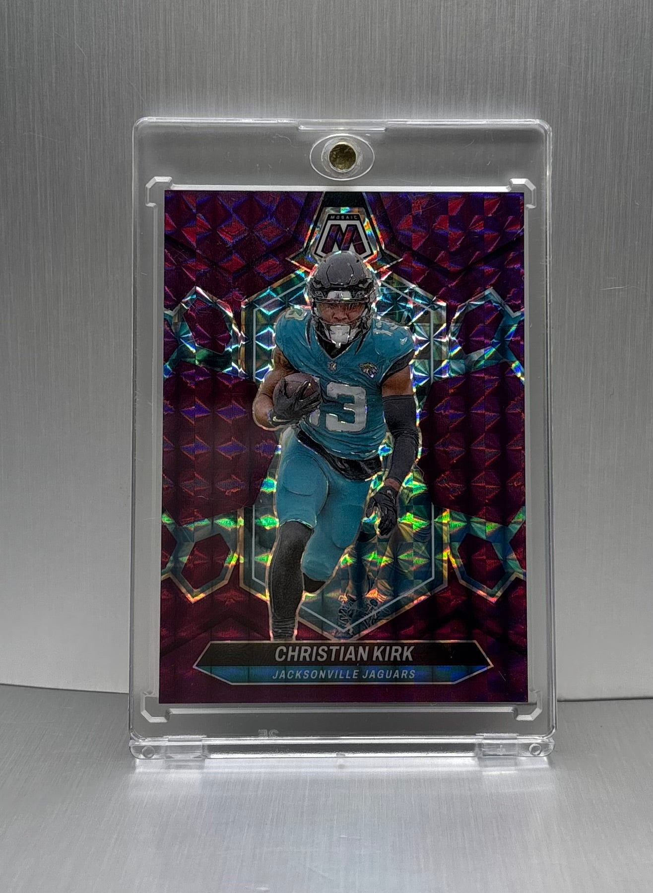 2024 Panini Mosaic Purple Mosaic Prizm # 101 Christian Kirk /49