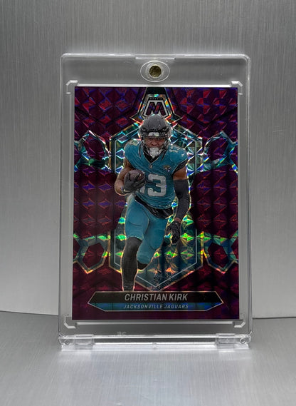 2024 Panini Mosaic Purple Mosaic Prizm # 101 Christian Kirk /49