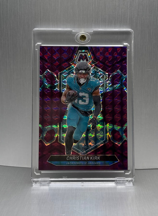 2024 Panini Mosaic Purple Mosaic Prizm # 101 Christian Kirk /49