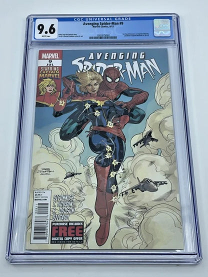 Spider-Man #9 CGC 9.6 1st Carol Danvers as Capt Marvel 2012