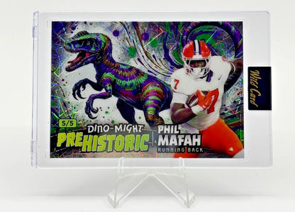 2024 Wild Card Dino-Might Phil Mafah Lazer /5 Raptor