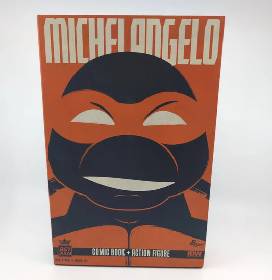 Teenage Mutant Ninja Turtles - Michelangelo - Comic Book & Action Figure BST AXN