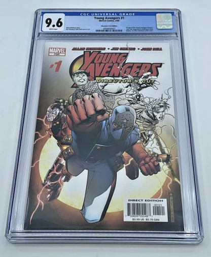 YOUNG AVENGERS #1 Dir Cut CGC 9.6 Marvel 2005 1st Team App
