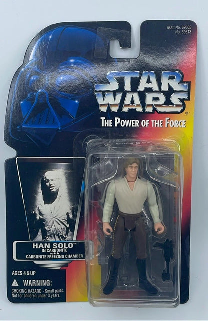 1996 - Star Wars Power of the Force - Han Solo Carbonite Red Cardback - Kenner