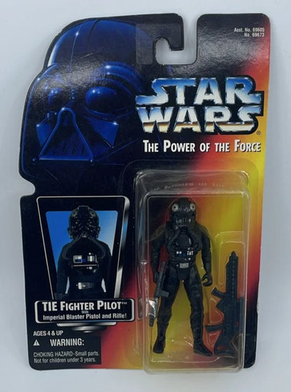 1995 - Star Wars POTF - TIE Fighter Pilot Red Card - Hasbro/Kenner