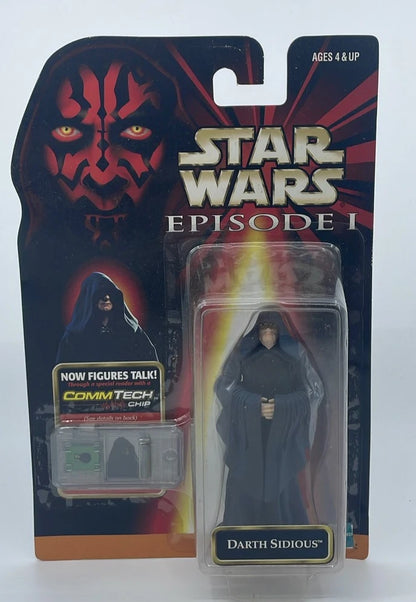 1998 - Star Wars Ep 1 - Darth Sidious Action Figure - Hasbro