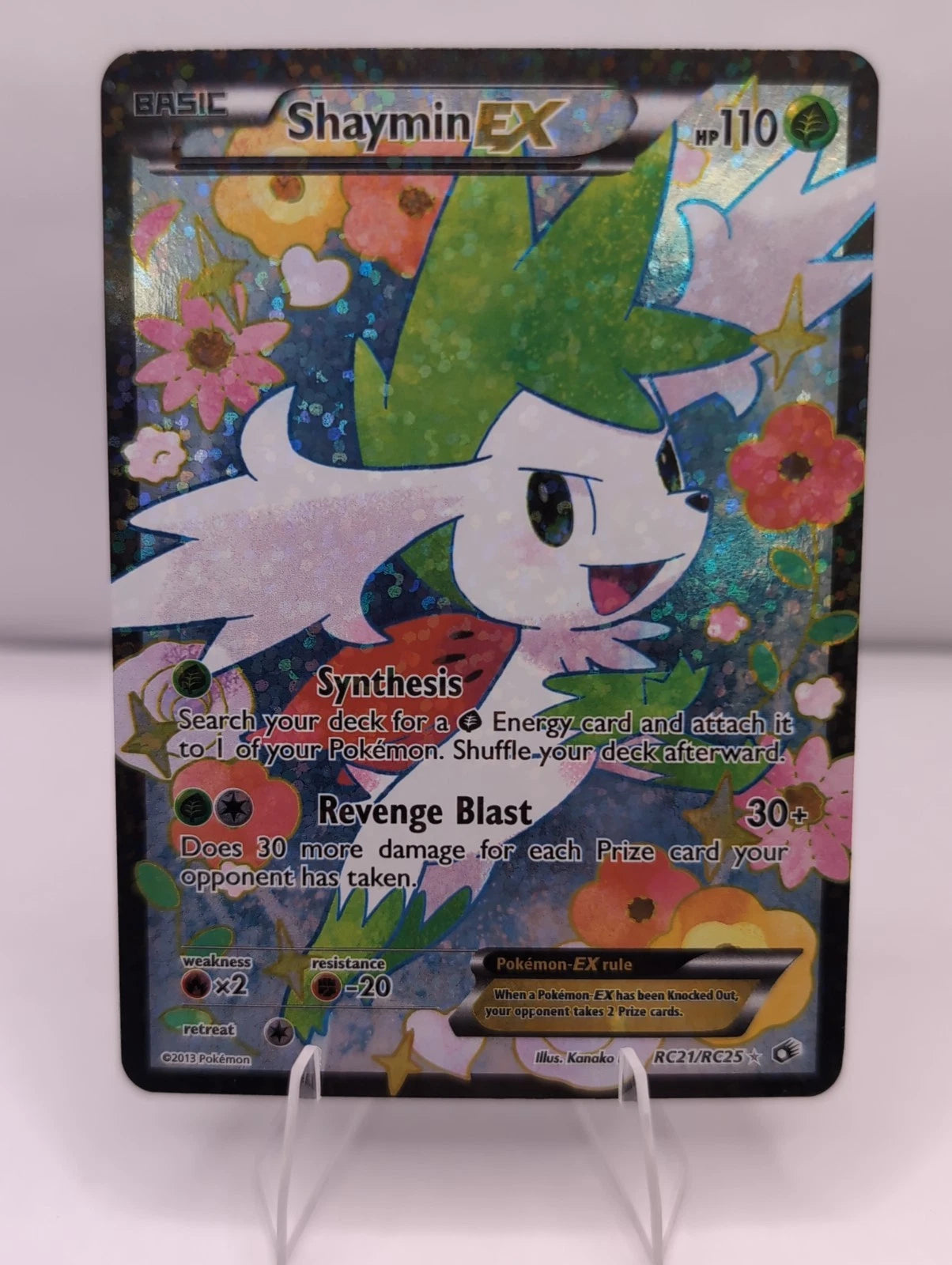 2013 - Pokemon Legendary Treasures Radiant Collection - Shaymin EX RC21