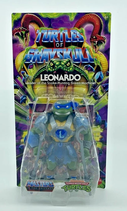 2024 - MOTU TMNT Origins Turtles of Grayskull Leo Figure