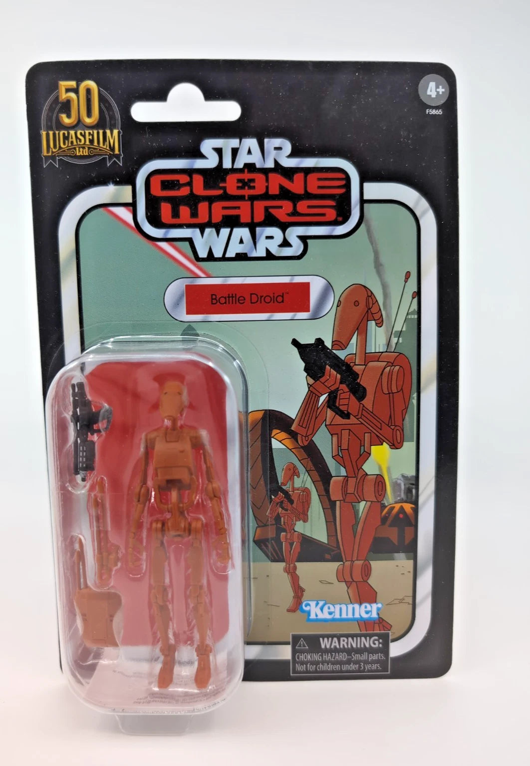 2022 - Star Wars Clone Wars - Battle Droid (VC216) - Kenner/Hasbro