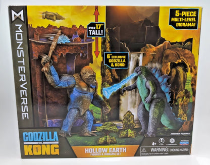 2023 - Monsterverse Godzilla vs Kong - Hollow Earth Diorama Set - Playmates