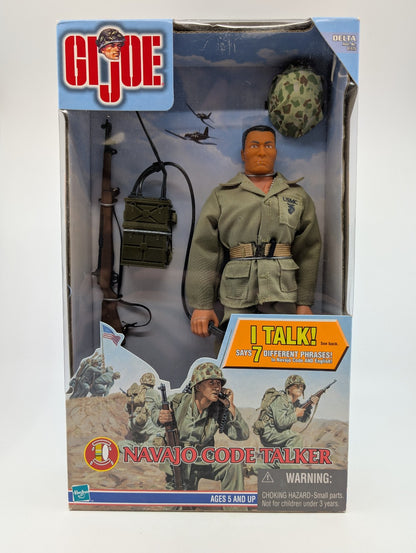 1999 - G.I. Joe - WWII Navajo Code Talker Talking 12 Inch Figure - Hasbro