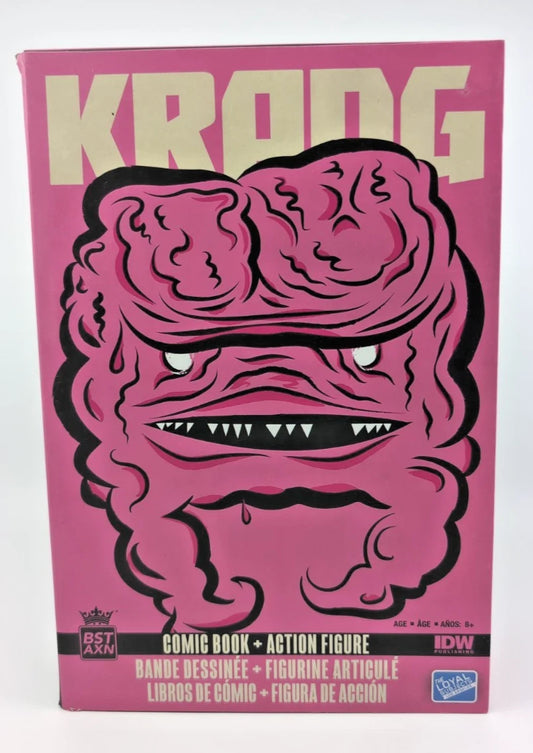 2023 - TMNT - Best Of Krang IDW Comic Book & 8" BST AXN Figure
