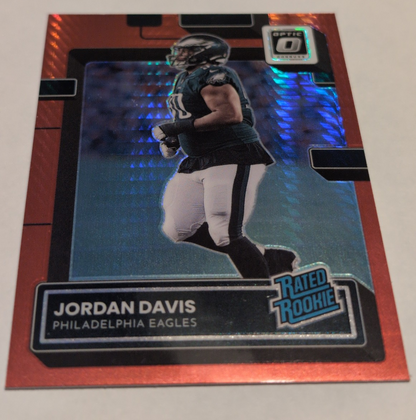 2022 - NFL Donruss Optic Red Rated Rookie - Jordan Davis 246 Rookie
