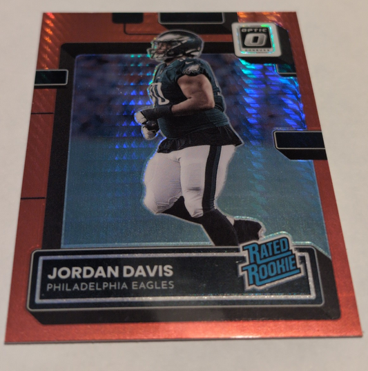 2022 - NFL Donruss Optic Red Rated Rookie - Jordan Davis 246 Rookie