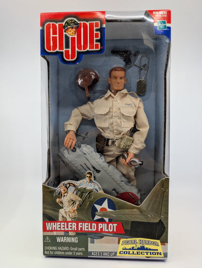 2000 - G.I. Joe - Pearl Harbor Wheeler Field Pilot 12 Inch Figure - Hasbro