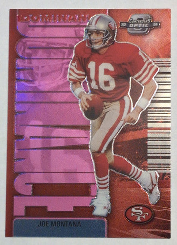 2024 - NFL Contenders Optic Dominance Pink Prizm - Joe Montana DOM-JMA