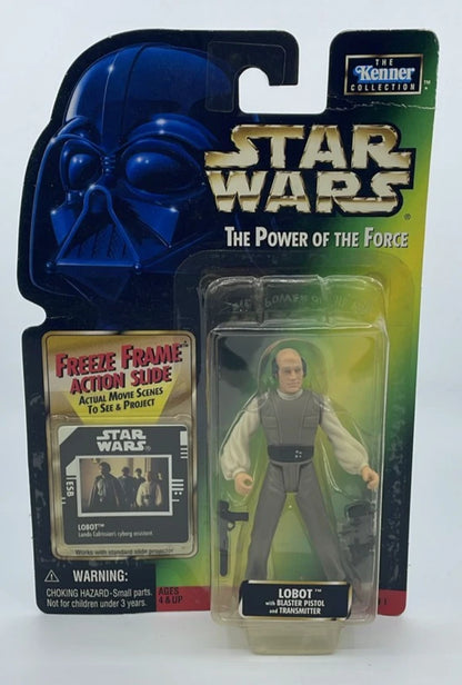 1998 - Star Wars POTF - Lobot Freeze Frame Figure - Hasbro/Kenner