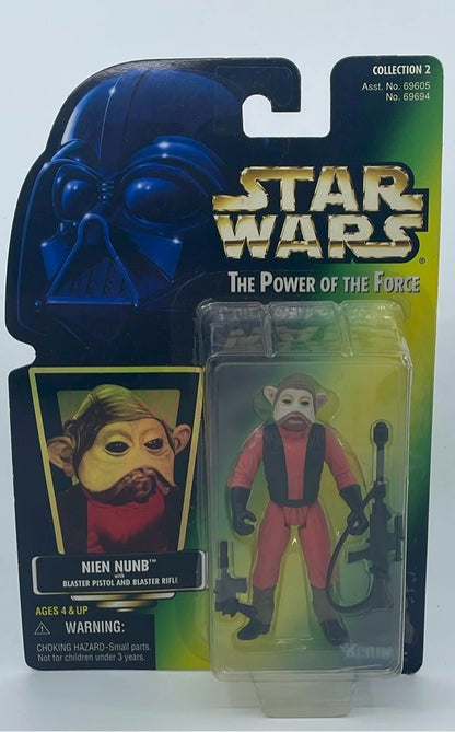 1997 - Star Wars Power Of The Force - Nien Nunb - Kenner/Hasbro Figure