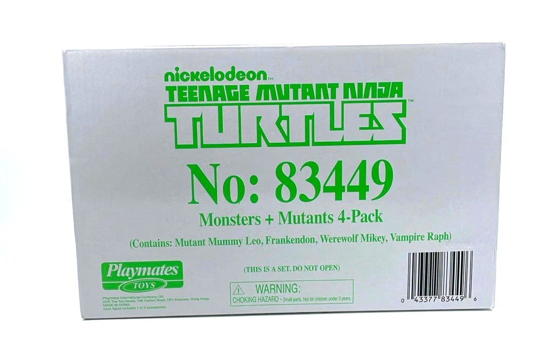 Teenage Mutant Ninja Turtles - Monsters + Mutants 4-Figure Set Playmates #83449