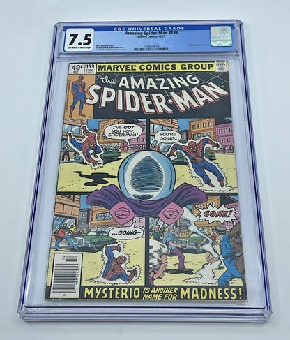 SPIDER-MAN #199 Marvel Comics 1979 Mysterio CGC 7.5 Bronze Age