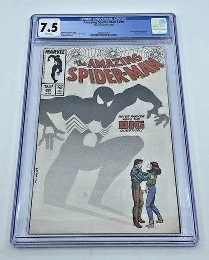 Spider-Man #290 CGC 7.5 Marvel 1987 Peter Proposes MJ