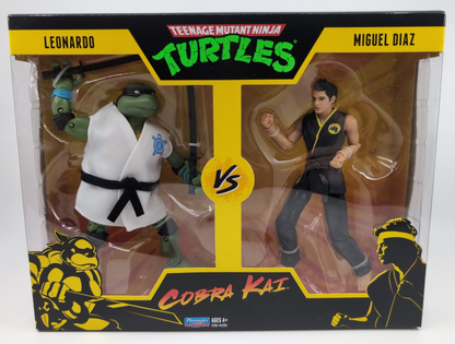 Teenage Mutant Ninja Turtles vs Cobra Kai Leonardo vs Miguel Diaz