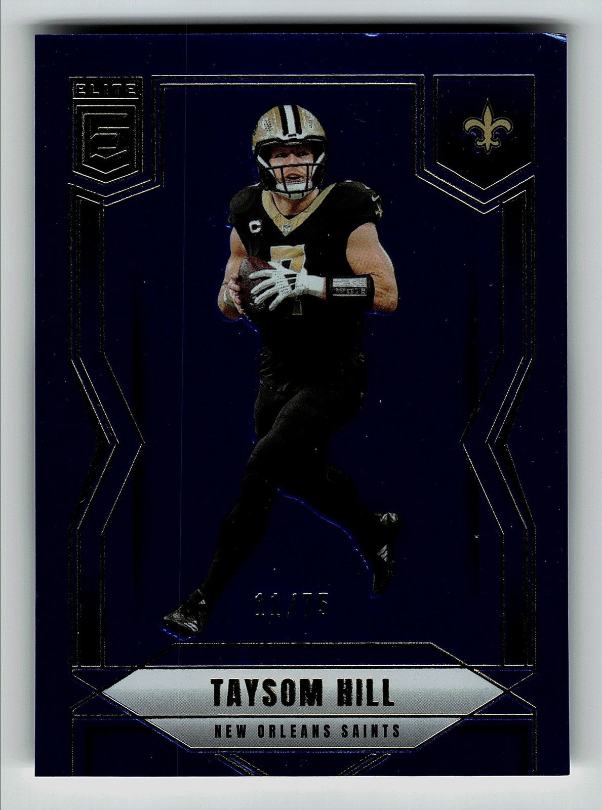 2025 Donruss Elite Taysom Hill 11/75 New Orleans Saints #50