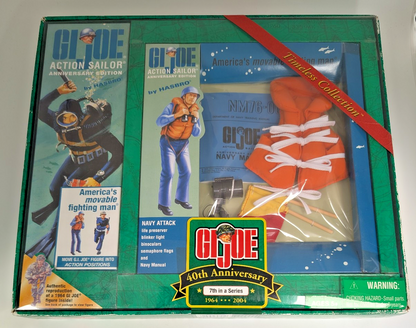 2004 - G.I. Joe 40th Anniversary - Action Sailor Navy Attack Set Hasbro
