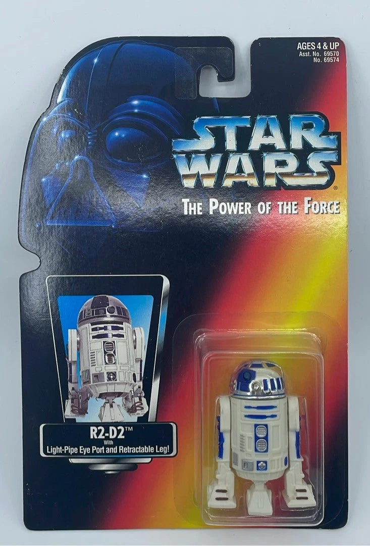 1995 - Star Wars Power of the Force - R2-D2 - Kenner/Hasbro Figure Red Cardback
