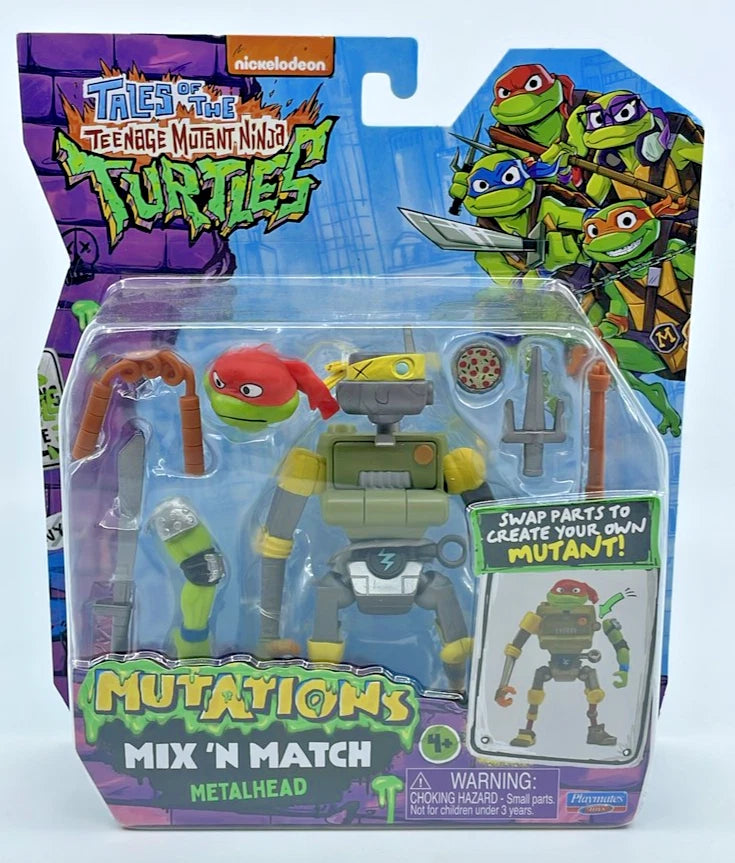 TMNT Tales Mutations Mix N Match Metalhead Figure with Figure Protector