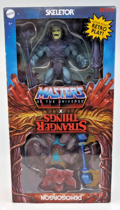 2024 - Masters of the Universe Stranger Things - Skeletor & Demogorgon 2-Pack