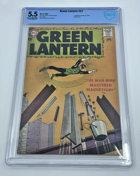 Green Lantern #21 CBCS 5.5 DC 1963 Dr. Polaris Silver Age Comic