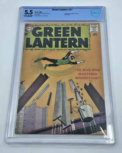 Green Lantern #21 CBCS 5.5 DC 1963 Dr. Polaris Silver Age Comic