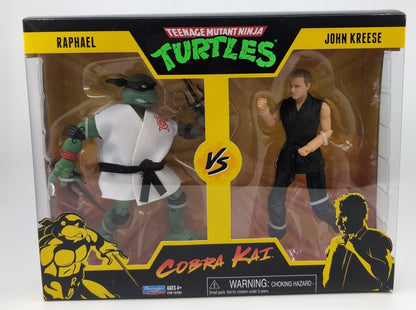 Teenage Mutant Ninja Turtles vs Cobra Kai - Raphael vs John Kreese Action Figure