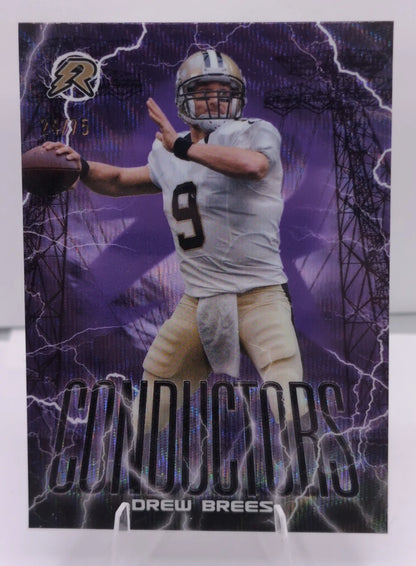 2025 - Topps Conductors Purple - Drew Brees C-18 24/75