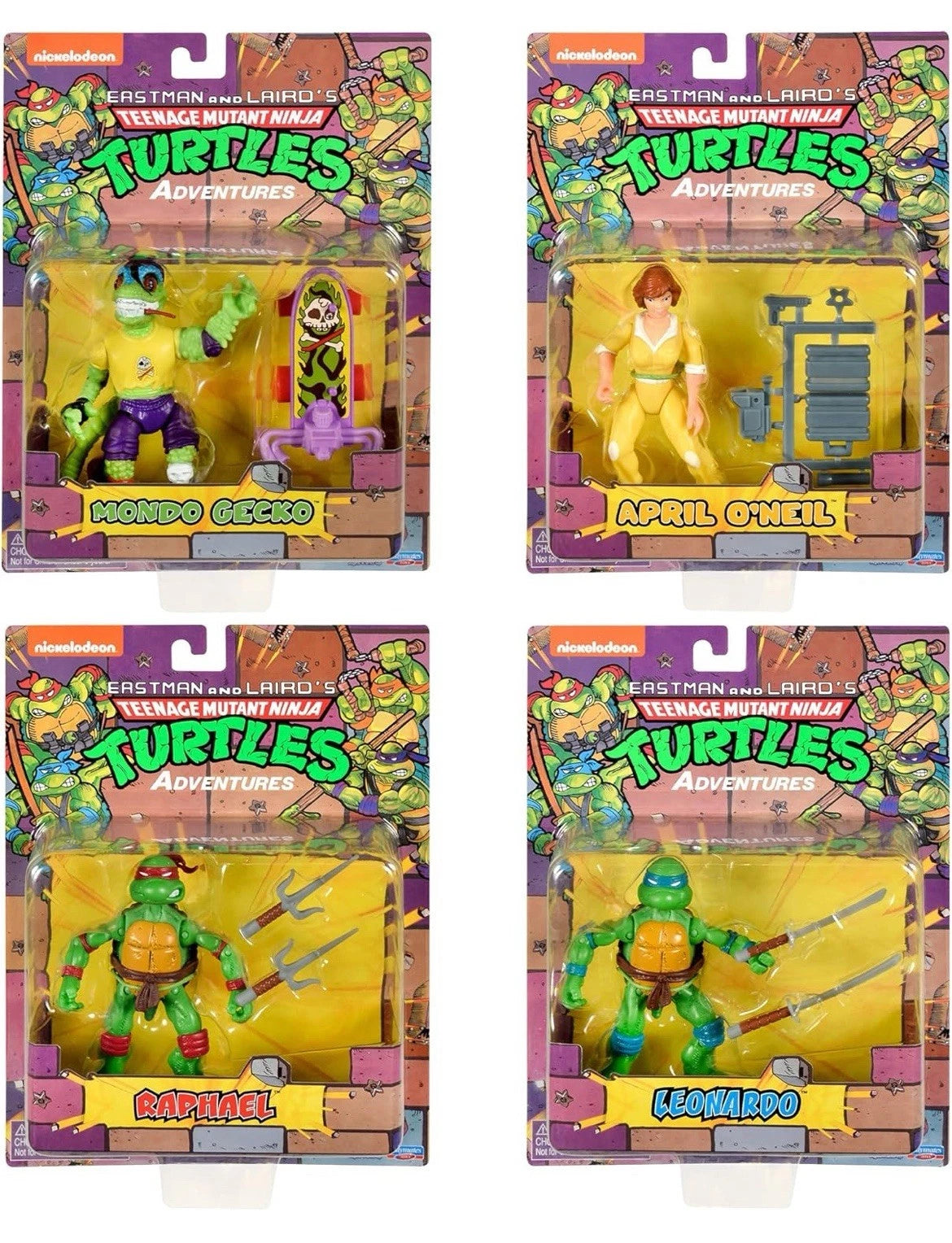 TMNT - Comic Heroes Adventures Turtles Figure 4-Pack - Playmates 81320