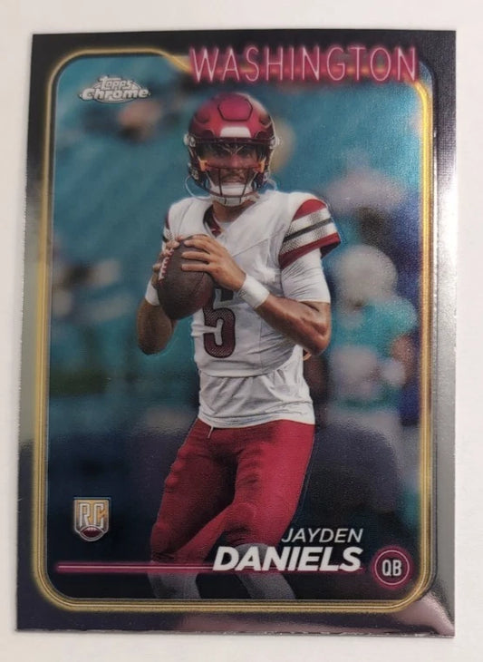 2024 - NFL Topps Chrome Refractor - Jayden Daniels 201 RC